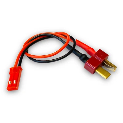 ✅ T-Plug T-Dean T-Stecker auf JST BEC Buchse Female Male Adapter Kabel Lipo Akku - Bild 1 von 4