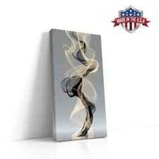 Whispers in Gold and Shadow Wall Art, Canvas Print for Home Decor, Wall Decor