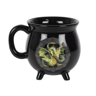 Something Different Mabon Dragon Farbwechsel Kessel Becher von Anne Stokes