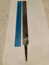 MADE USA VTG Nicholson 12" Hand File Bastard Cut Double Cut American Pattern