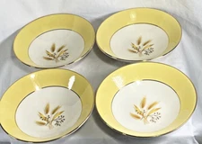 Century Service Autumn Gold Bowls  Set Of 4-5 1/4"