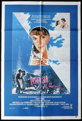 PEGGY SUE GOT MARRIED Vintage One Sheet Movie poster Kathleen Turner