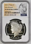 2023-S Peace Silver Dollar NGC PF-69 UCAM First Releases