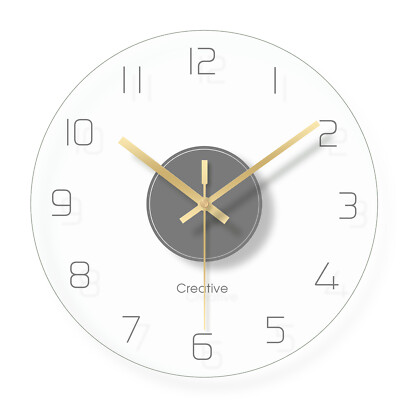 30cm Ultra Thin Design Wall Clock Large Modern Home Office Round Wall Clock
