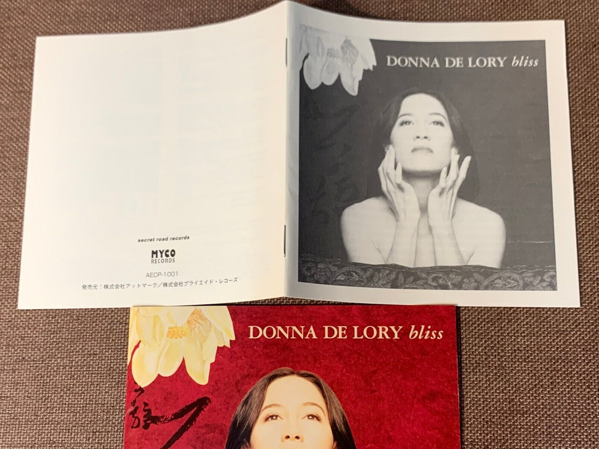 DONNA De LORY Bliss JAPAN CD AECP-1001 w/ PS + JPN BOOKLET Madonna
