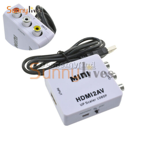 Mini Composite 1080P HDMI to RCA Audio Video AV CVBS Adapter Converter For HDTV - Bild 8 von 22