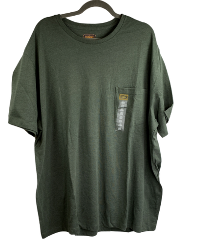 The Foundry Supply Co. Men's Short Sleeve Pocket T-Shirt Size 2XL Green NWT