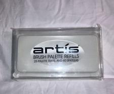Artis Brush Palette Refills 25 Palette Trays And 40 Spatulas Sealed