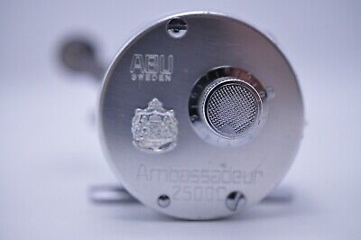 Abu Garcia Ambassadeur 2500C Silver BaitCasting Reel Very Abu Garcia Ambassadeur 2500C Silver BaitCasting Reel Very