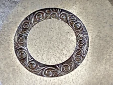 Antique 1900's Mold Die Hub Stamp Jewelry Tool Wreath Pin Medal Badge Masonic ?