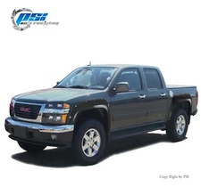 Pocket Bolt Style Fender Flares Fits Canyon / Colorado 04-12 Paintable Finish