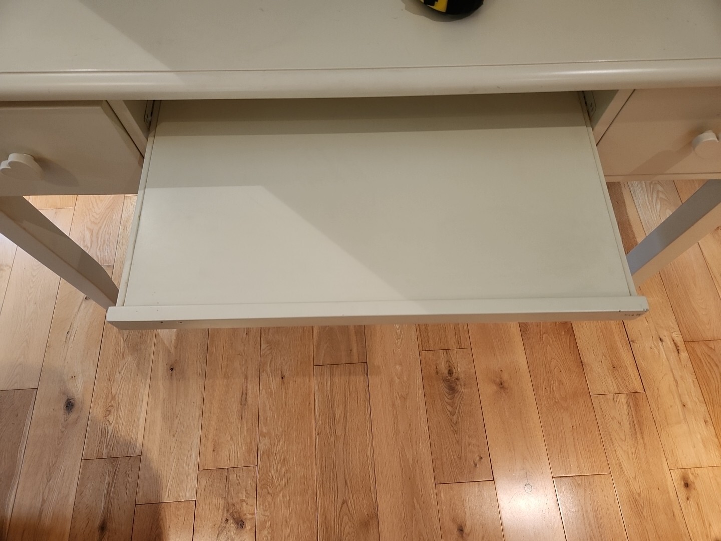 Belle Maison White Painted Desk and Hutch with Shelves and Drawers IKEA