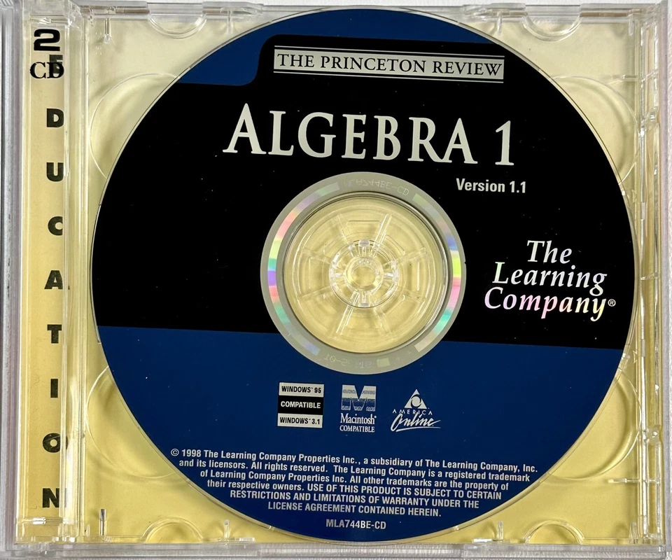 The Princeton Review : Math Library 2 Disc Windows 95 Mac Ages 14-Adult Algebra - Image 4 of 4