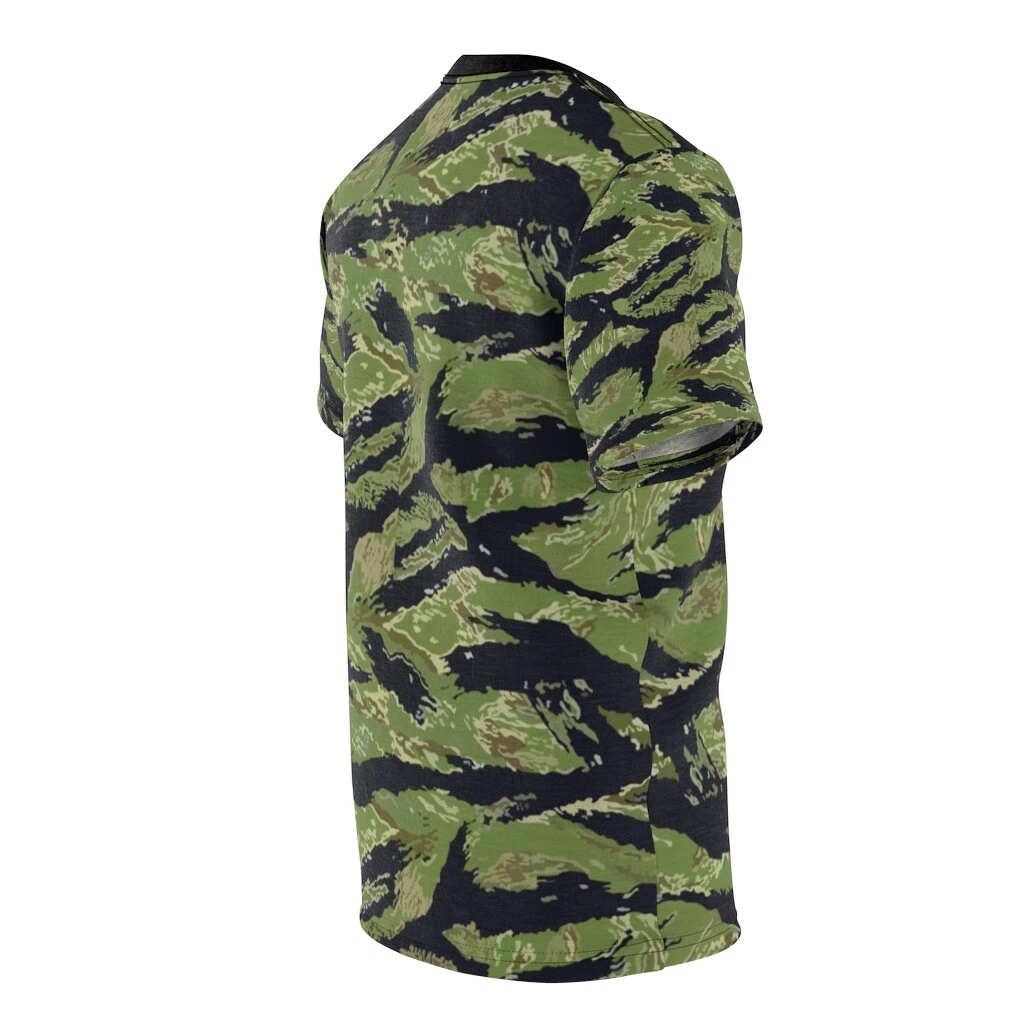 3D AOP Military Tiger Stripe Jungle Camouflage Shirt