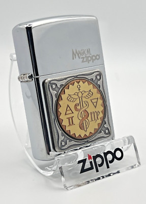 Brandneu 2005 Zippo Feuerzeug MAGICAL TALISMAN Ltd Edition (nur 500) Chrom Etui