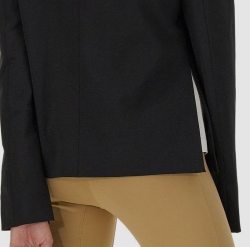 $1336 Ambush Women's Black Wool Stretch Blazer Coat Jacket Size 40 - Picture 3 of 4