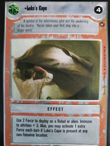 Star Wars CCG BB Limited A New Hope INDIVIDUALES NIVEL SUPERIOR Elige tu tarjeta SWCCG - Imagen 39 de 71