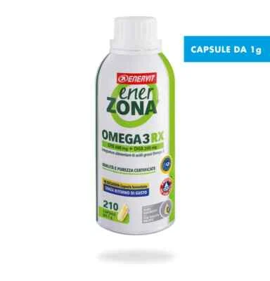 ENERVIT RX 210 Capsule da 1g Integratore a base di acidi grassi omega 3 EPA+DHA