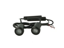 Coppia Luci LED proiettore incasso Cortesia Auto 12V peugeot 5W SottoPorta