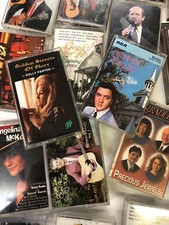 Lot Of Gospel Cassettes Religous Christian Music Elvis Dolly Parton Others