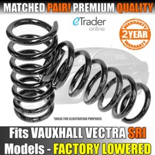 For VAUXHALL VECTRA C SRI CDTI TURBO REAR COIL SPRINGS SPRING PAIR Mk2 02-09 NEW