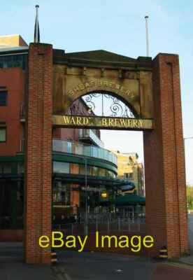 Foto 6x4 Wards Brewery Gateway Sheffield Eine verlassene Erinnerung an das, was um 2011 verwendet wurde