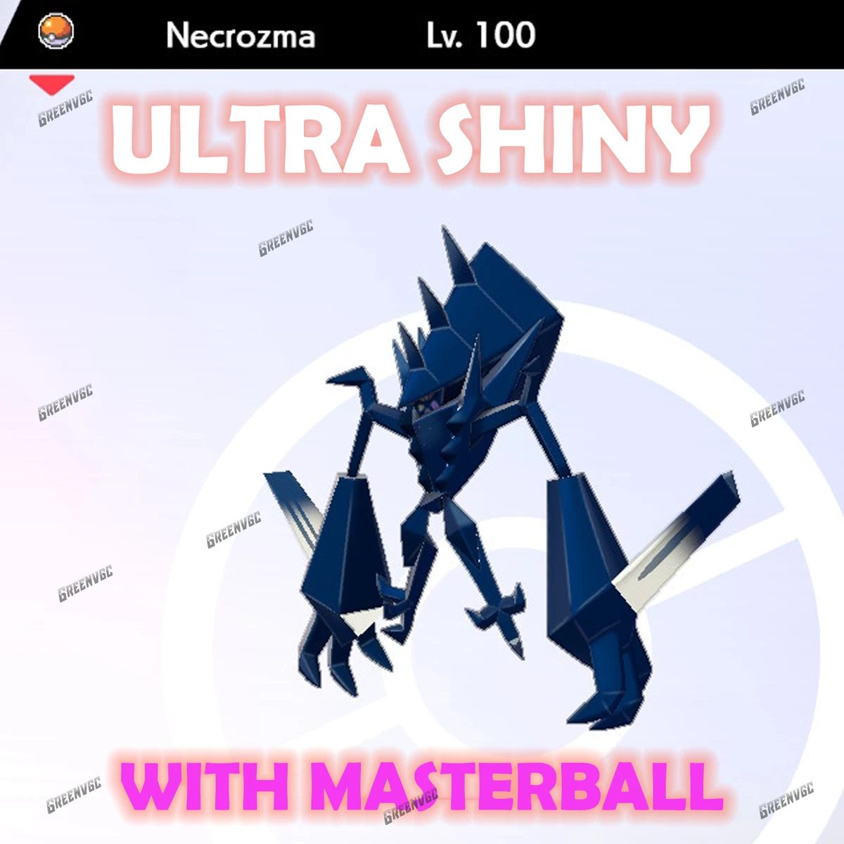 Pokemon Sword and Shield Ultra Shiny Zekrom 6IV-EV Trained