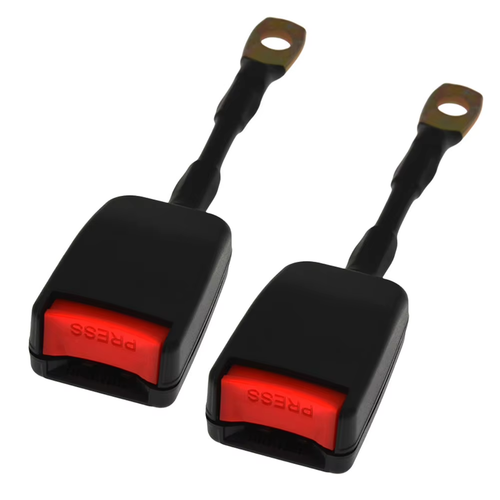 2Pcs Car Seat Safety Belt Extender Clip Extension Auto Fasteners Buckle for 20Mm