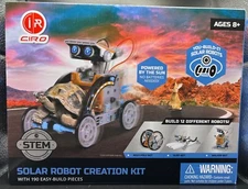 Ciro Solar Robot Creation Kit 12 In 1 For Kids STEM Educational Science Toys NIB