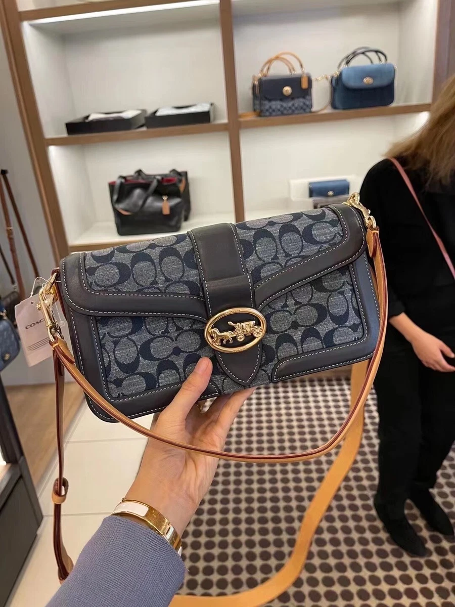 Coach Georgie shoulder Bag In dempsey canva s