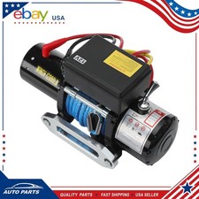 12000lbs Electric Winch 12v Synthetic Rope Wireless Wired Remote Truck Suv Atv 12000lbs Electric Winch 12v Synthetic Rope Wireless Wired Remote Truck Suv Atv