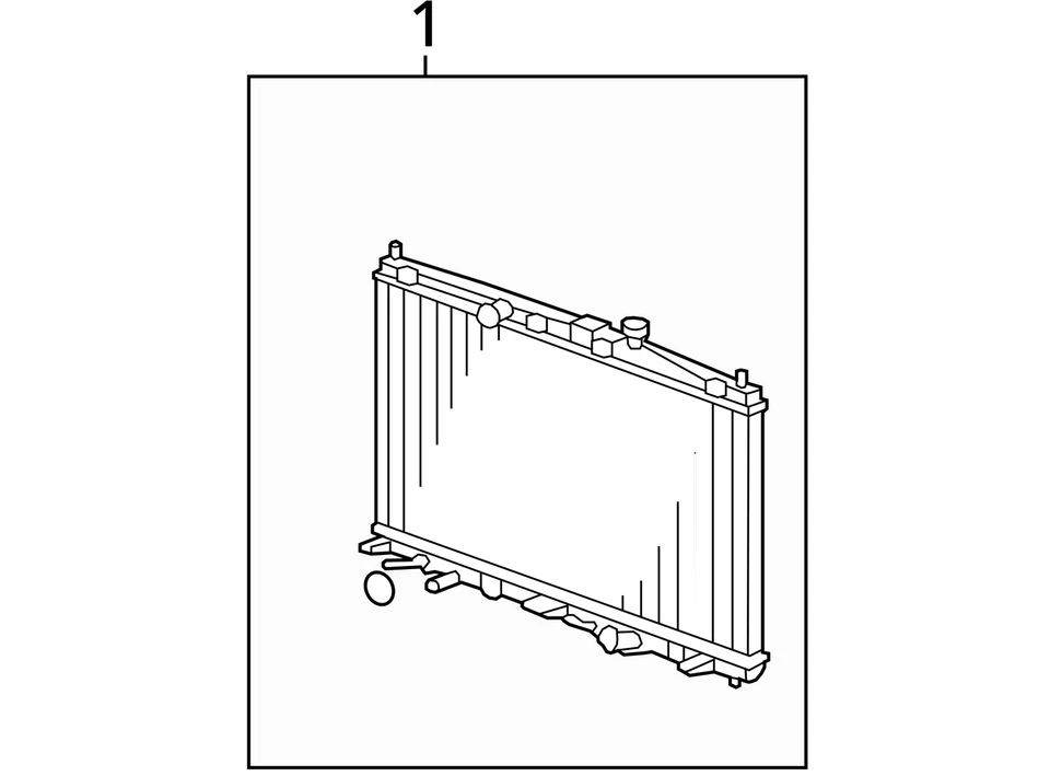 Radiador CVT de 2011 Honda CR-Z 1,5 L A 11037421 Foto 4 de 4