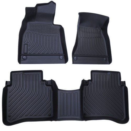 Floor Mat TPE For Mercedes-Benz S Class W222 2014-2020 4 Doors Black All-Weather