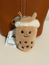 Jellycat Amuseables Bubble Tea Plush Keychain Boba Bag Charm New with Tags 2026