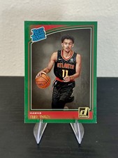 2018-19 Panini Donruss - Rated Rookies Trae Young #198 Green Flood (RC)
