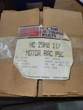 Carrier Factory Authorized Parts - RAC Fan Motor - HC29MB117 Nos Surplus