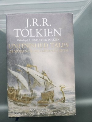 Unfinished Tales Illustrated Edition by J.R.R. Tolkien Hardcover Book
