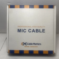 New Cable Matters 2-Pack,  XLR Male To Female Microphone Cable 3 Feet
