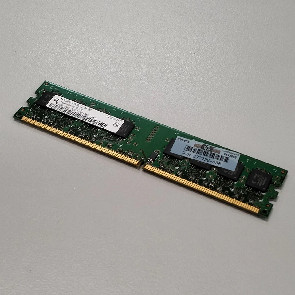 Qimonda 1GB DDR2 RAM PC2-5300 667MHz CL5 DIMM HYS64T128020EU-3S-B2 377726-888 - Image 4 of 4