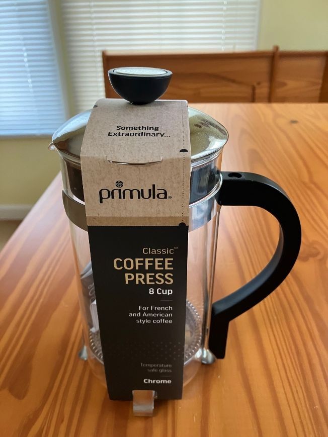 B8 Primula Classic Coffee Press - 8 Cup French American Styl
