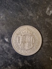 British Half Crown Coin Queen Elizabeth II - 1966 Year - Very good condition