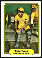 1982 Fleer #490 Tony Pena Free Shipping