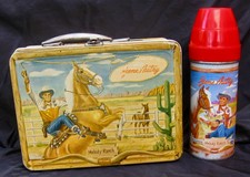 Vintage GENE AUTRY Lunchbox & Thermos - Super Rare R-8 (1954) C-8/8.5 Awesome!