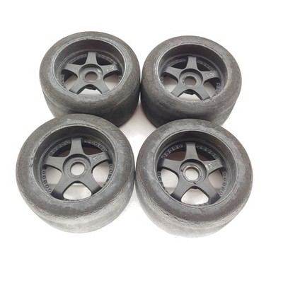 HEAVY WEAR: 5x ProLine Toyo Proxes R888R 53/107 2.9 Belted Tires & Wheels