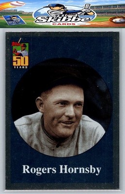 2001 Topps #BT6 Rogers Hornsby Before There Was Topps