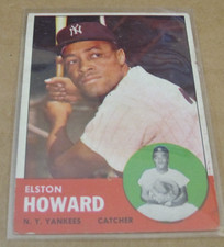1963 Topps Baseball Elston Howard New York Yankees #60
