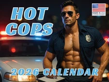 Hot Cop Calendar 2026 Sexy Police Men