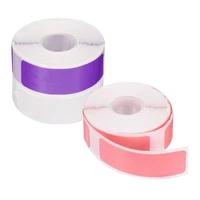 Thermal Labels, D30 Label Tape Stickers 12x40mm 3Roll Pink Matte White Purple