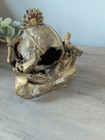 Vintage Bronze Figurine Statue, African Villiage MusicianPlaying Drum Brass — photo 6