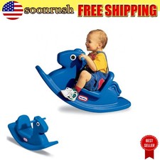 Kids Rocking Horse Indoor/Outdoor Toddler Ride-on Toy Boys Activity 50 lbs Max